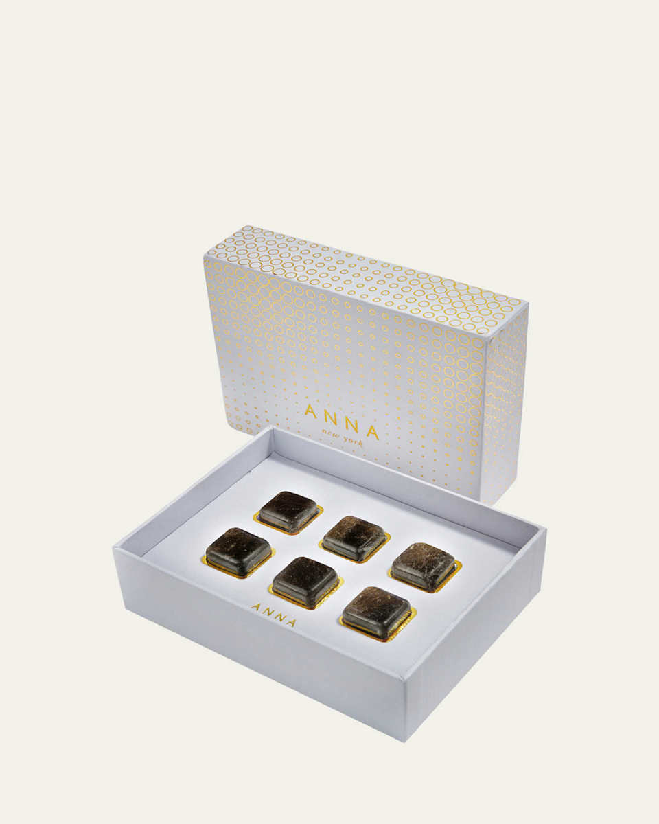 Vida Smokey Quartz Whisky Cubes, Set of 6